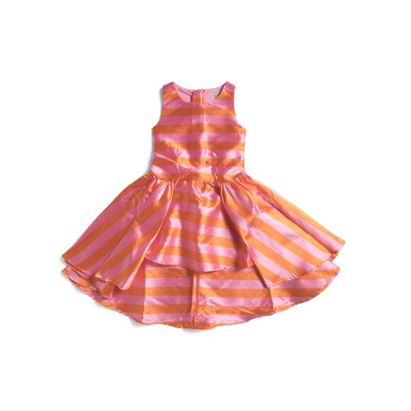 HABITUAL GIRL STRIPE Big Girls Hi-lo Striped Dress - Picture 1 of 2